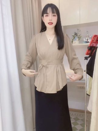 收腰显瘦穿搭#收腰衬衣 #显瘦穿搭#大码女装 #秋款上新中 #不挑身材不挑年龄