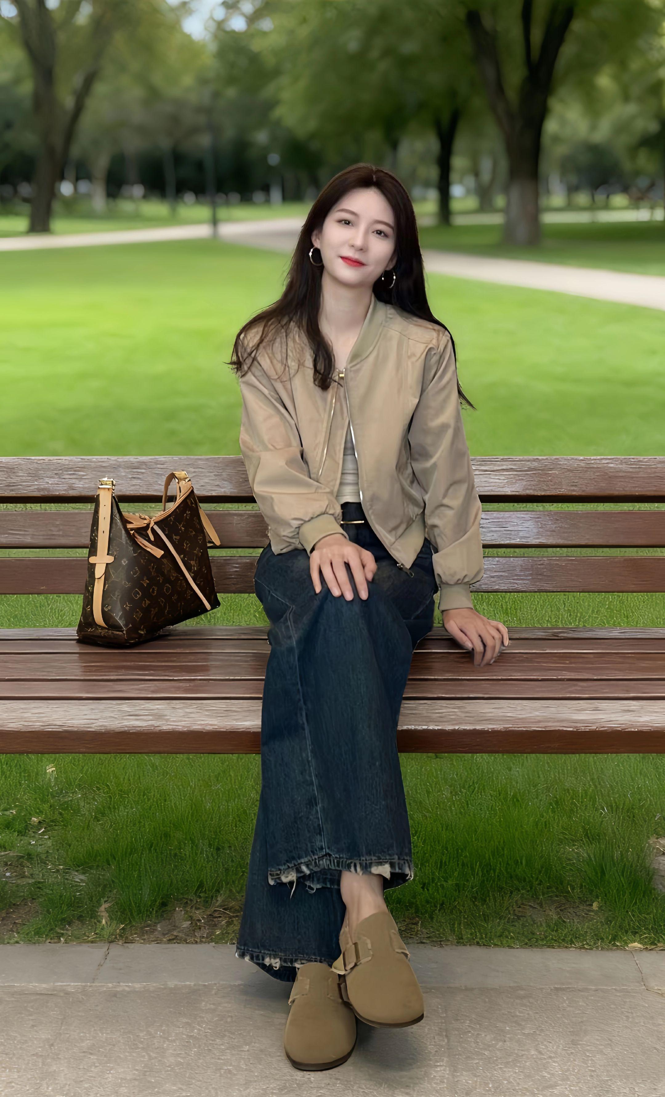 下个月就开始降温了,没有爱可以,没有外套真不行,还是努力赚钱吧,没有深情的怀抱,那就努力挣钱买外套,条件允许的话,买条长裤配双鞋温暖自己,这个世界的温度,自己带来的温暖,才不会消失#穿搭 #韩系穿搭 #秋季穿搭如何摆脱土气感 #早秋穿搭三分钟出门不是梦 #外套