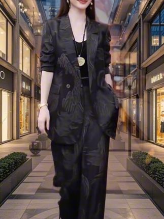 秋款休闲两件套女装,