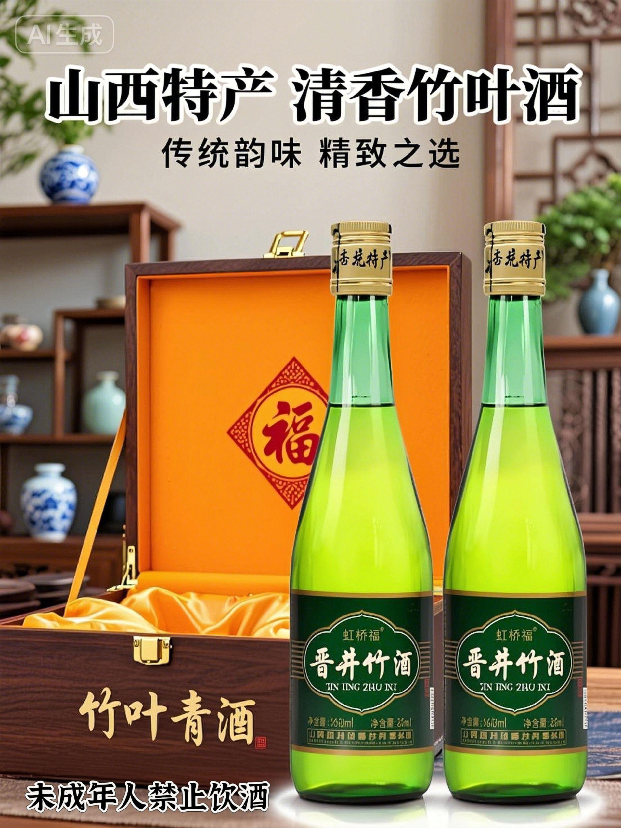 山西特产清香竹叶酒,45度口粮佳酿整箱来袭!凭借独特竹叶工艺,每一滴都凝萃自然清香。酒厂直供确保品质,每瓶450mL,整箱6瓶的规格,无论是独饮还是与挚友分享,都能畅享美好时刻。其口感丰富、浓郁香醇,每一口都饱含山西特产的独特韵味,带你品味舌尖上的酒中盛宴,快来开启这场清香醇厚的味觉之旅吧!#竹叶青酒#晋井竹酒 #好喝不贵#品酒 #口粮酒