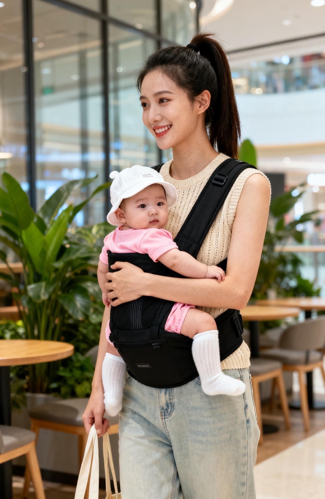 告别抱娃手酸,背带就是移动的“小摇篮”,软乎乎承托,出门遛娃轻松又自在。#宝宝外出背带#新手妈妈不容易 #宝妈带娃 #宝妈情感共鸣 #宝妈分享