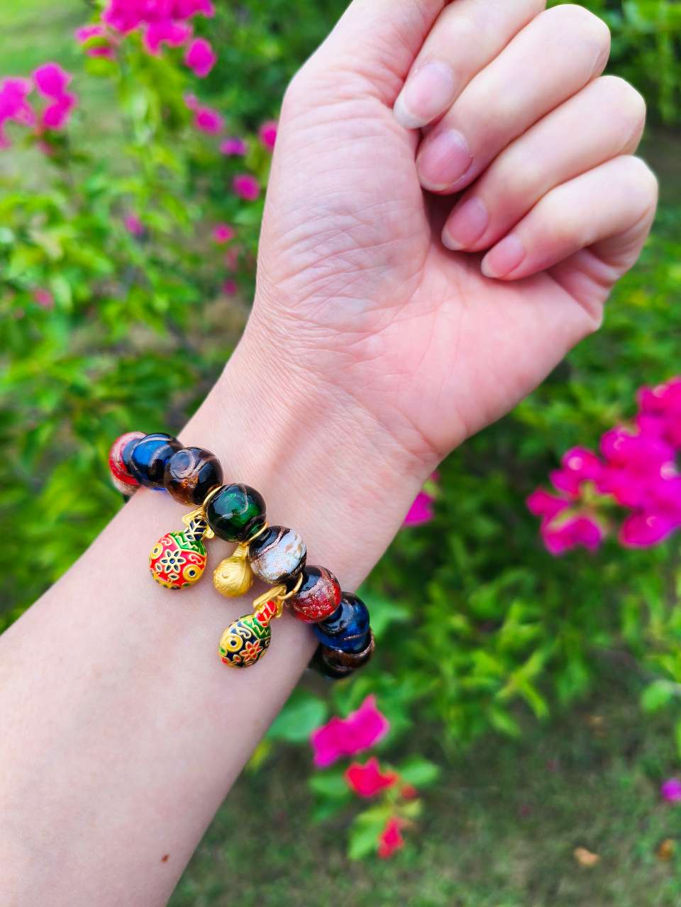 国风情侣手链。黄财神手串谁都适合戴, 尤其是大家比较羞耻, 比较穷, 比较缺钱的时候, 就特别适合戴这个。 #推荐好物 #手串 #手链 #上热搜 #潮流饰品