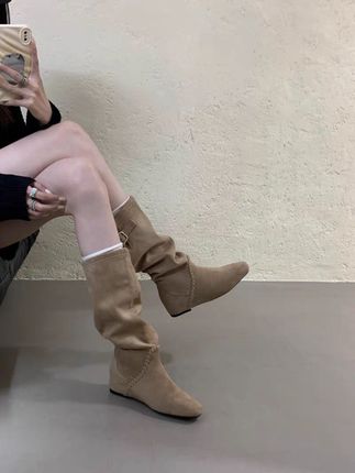 #好穿不累脚 #长筒靴穿搭 #瘦瘦靴穿搭 #早秋短靴穿搭 #仙女必备