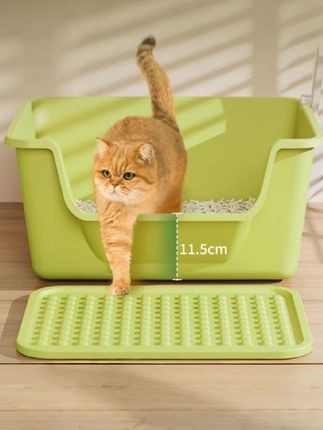 #猫砂盆 超大号防外溅#猫厕所 防臭巨大猫沙盆子 #开放式屎尿盆 猫砂伴侣#萌宠出道计划