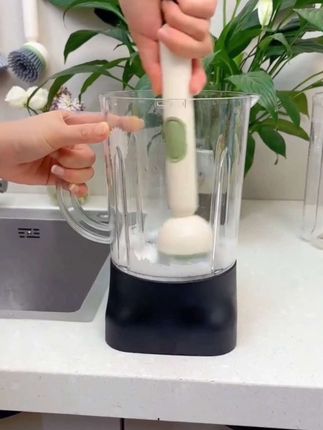 长柄加液旋转锅刷家用厨房不沾油清洁刷多功能洗锅刷不脏手洗碗刷 #厨房好帮手 #厨房好物