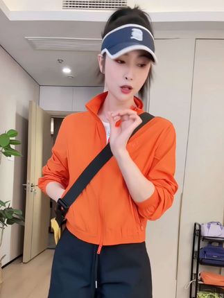 速惟短款时尚防晒衣女士春夏透气遮阳户外运动轻薄女款外穿#防晒衣 #防晒服 #防紫外线 #夏日必备 #清凉一夏