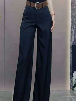 高级感黑色气质西装裤长裤宽松高腰显瘦休闲阔腿裤女#显高显瘦显腿长 #优雅气质 #休闲百搭 #穿出大长腿 #休闲裤