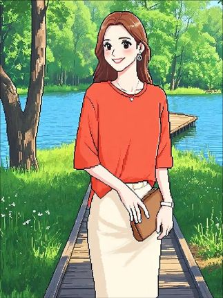 中袖T恤#中袖T恤 #解锁暑假的N种花式过法 #优雅气质 #百搭上衣 #夏季穿搭