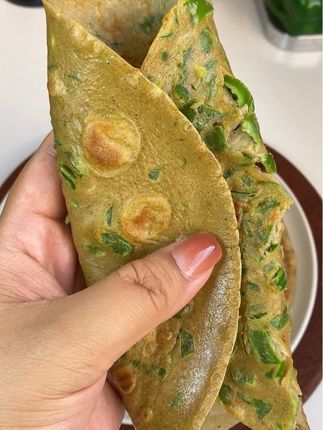 方便简单的荞麦青椒鸡蛋饼,软软糯糯,好吃还没啥负担#粗粮 #荞麦面粉 #荞麦卷饼#控糖 #早餐吃什么