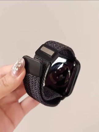 编织磁吸手表带适用苹果手表applewatch10表带iwatch9/8腕带7 #手表带 #颜值高 #闺蜜同款