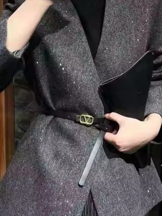 高级感格纹西装外套女欧洲站韩系重工亮片收腰显瘦西服#穿出高级感 #女装 #只做高品质 #高级感穿搭 #正能量