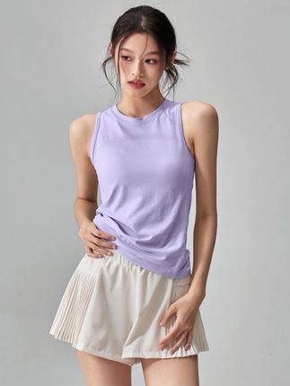 XVRV夏季新款运动背心女无袖瑜伽服健身上衣跑步训练速干透气上衣#t恤穿搭 #舒适穿搭 #运动穿搭 #背心穿搭 #内搭外穿都好看