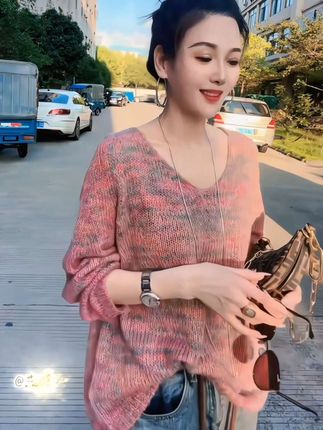 #品质女装 #上衣穿搭 #春秋穿搭 #时尚减龄针织衫 #洋气针织衫@巨量千川