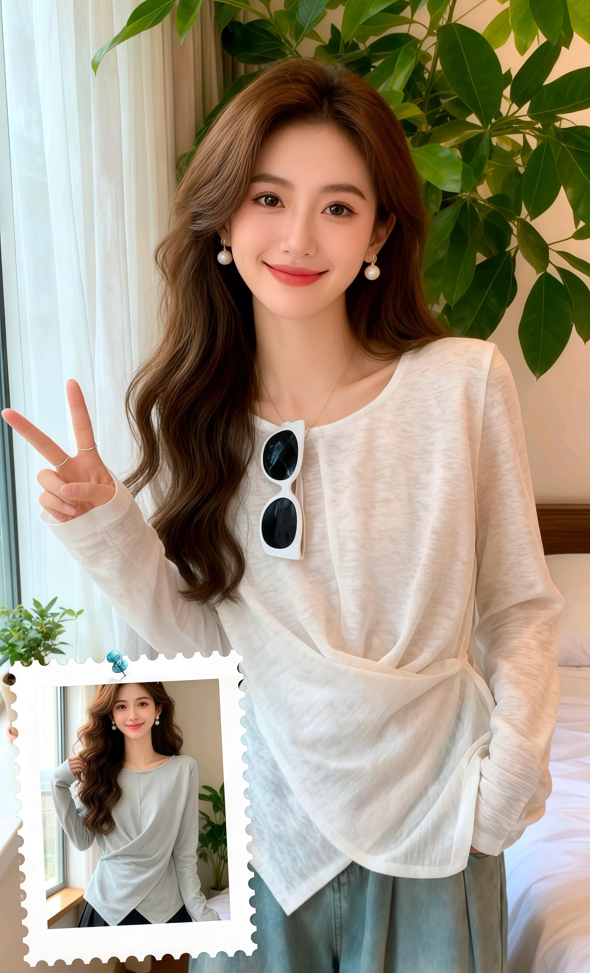 #小个子穿搭 #内搭外穿都好看 #时尚洋气百搭小衫 #优雅气质 #甜美穿搭 @抖加🔥上热门🔥dou+🔥热点宝