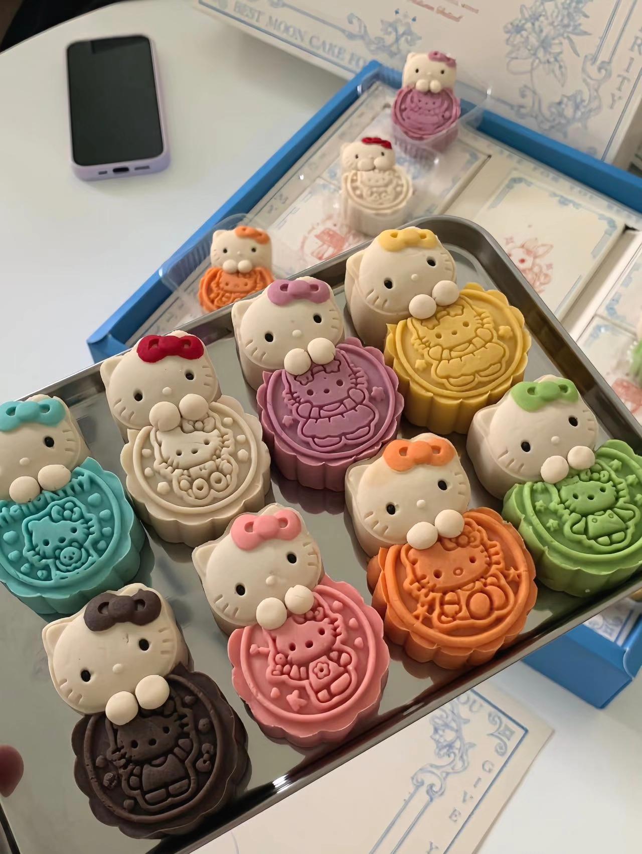HelloKitty月饼。顺丰可爱kitty月饼冰皮中秋礼盒多口味抱抱月饼伴手礼下午茶送礼#月饼 #伴手礼 #月饼礼盒大赏 #送礼佳品 #HelloKitty