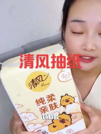 清风和卡皮巴拉联名的悬挂式抽纸真的太好看太划算了,你算下一包才多少钱,这么一箱够用好久了#抽纸 #清风抽纸