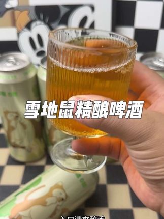 雪地鼠0糖精酿皮尔卡森啤酒,管理期也可以放心喝,特别适合过年聚会小酌,现在下单还送雪地鼠限定杯!趁新品活动赶紧囤!#好喝不贵 #仙女都在喝什么#精酿啤酒 #微醺时刻 #啤酒