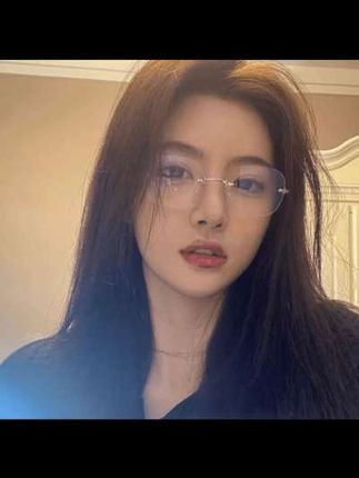 绝美无边框禁欲近视眼镜,时尚防蓝光,韩版超轻女款,网红高端金丝眼镜#好物推荐🔥 #每日分享