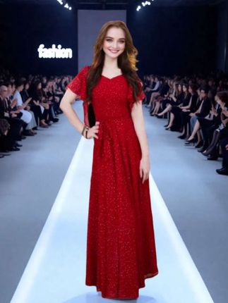 连衣裙异域风情夏季新款红色优雅气质优雅裙子5410##时装搭配 #高贵优雅 #旗袍时尚女装 #礼服裙 #旗袍连衣裙