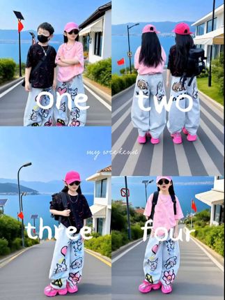 「潮到没朋友!女童小众设计套装,把街头感穿成专属范儿~」#女童穿搭 #潮童必备 #潮童穿搭 #女童套装 #女童洋气套装 @抖加🔥上热门🔥dou+🔥热点宝