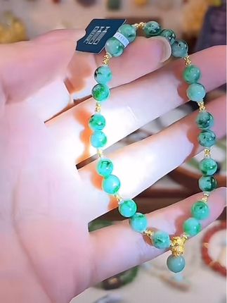 #玉石魅力 #天然翡翠#18k翡翠手链 #翡翠手链 #翡翠手串
