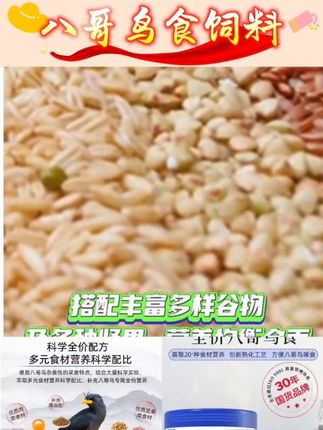 #好物推荐 开元【双11】全价八哥鸟粮高级八哥鸟食饲料肥膘亮羽林八黑八鸟饲料#每日分享 #视频同款 #好东西一起分享