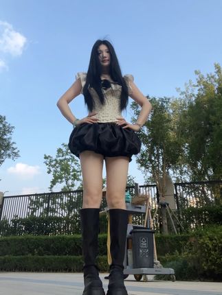 显瘦的嘞~#辣妹穿搭 #套装 #120斤 #ootd #显瘦