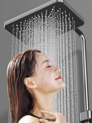 九牧王智能恒温花洒!数显控温不忽冷忽热,淋浴全套配齐超省心#九牧王恒温花洒 #九牧王淋浴套装 #数显花洒 #智能恒温淋浴 #一体式花洒