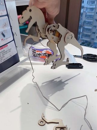 恐龙科学实验,让妈妈清静了半天 #动手动脑 #益智玩具 #恐龙拼装积木