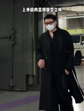 同样都是胖男生为什么区别这么大 #大码男装 #显高显瘦显腿长 #风衣控 #今天穿什么 #黑色系穿搭