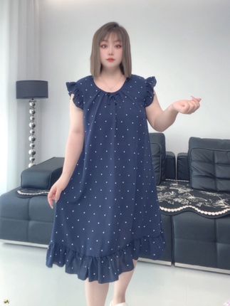 #遮肚子藏肉显瘦连衣裙 #这么穿显瘦20斤 #大码家居服#可外穿