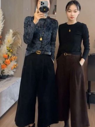 #每日分享 #时尚穿搭 #百搭裤子 #春秋新款 #优雅气质 @DOU+上热门