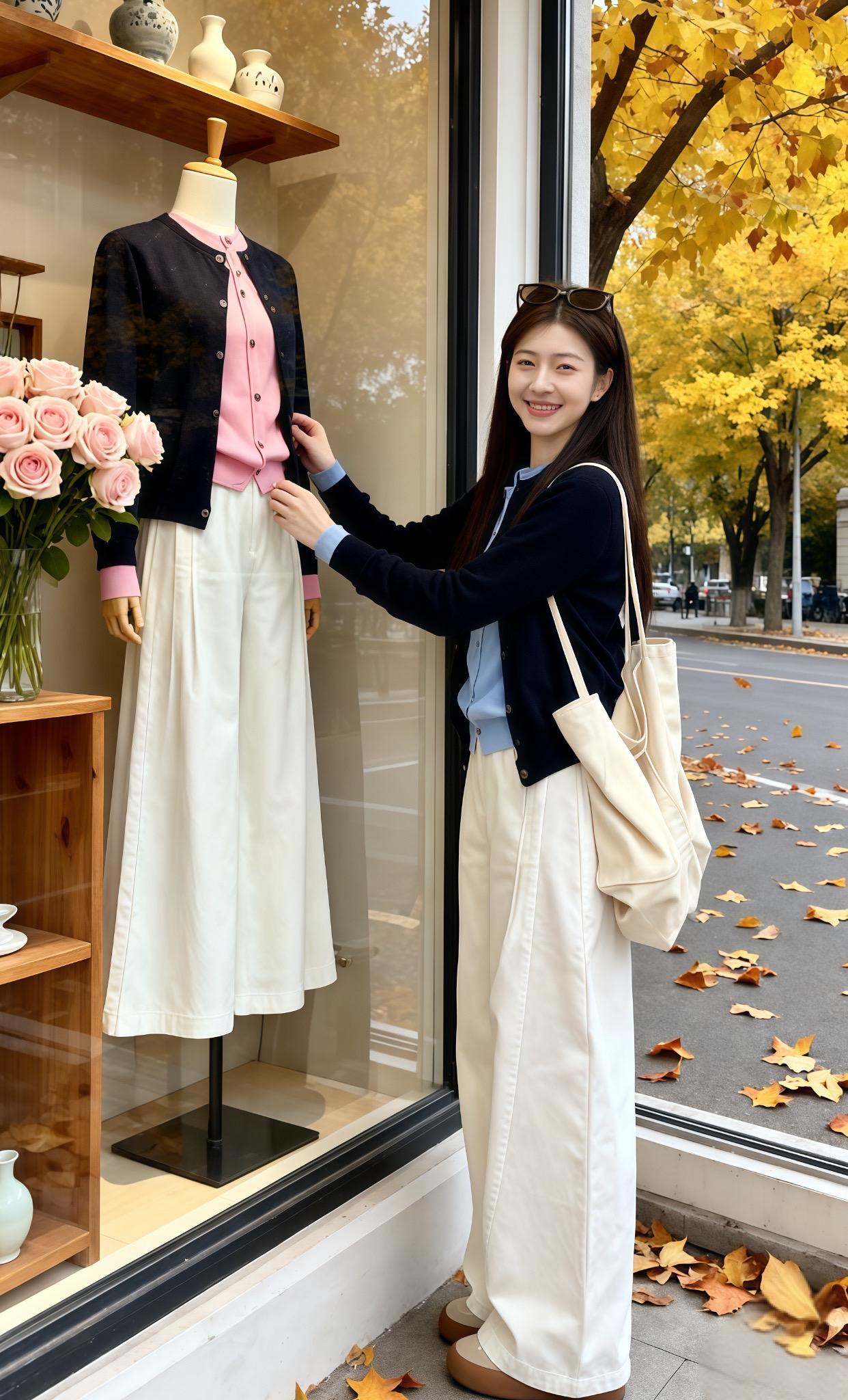 #高级感穿搭 #简约穿搭 #今日穿搭look #温柔穿搭 #早秋穿搭