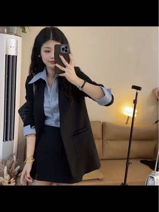 #女装穿搭 #套装穿搭 #每日分享 #短裙穿搭