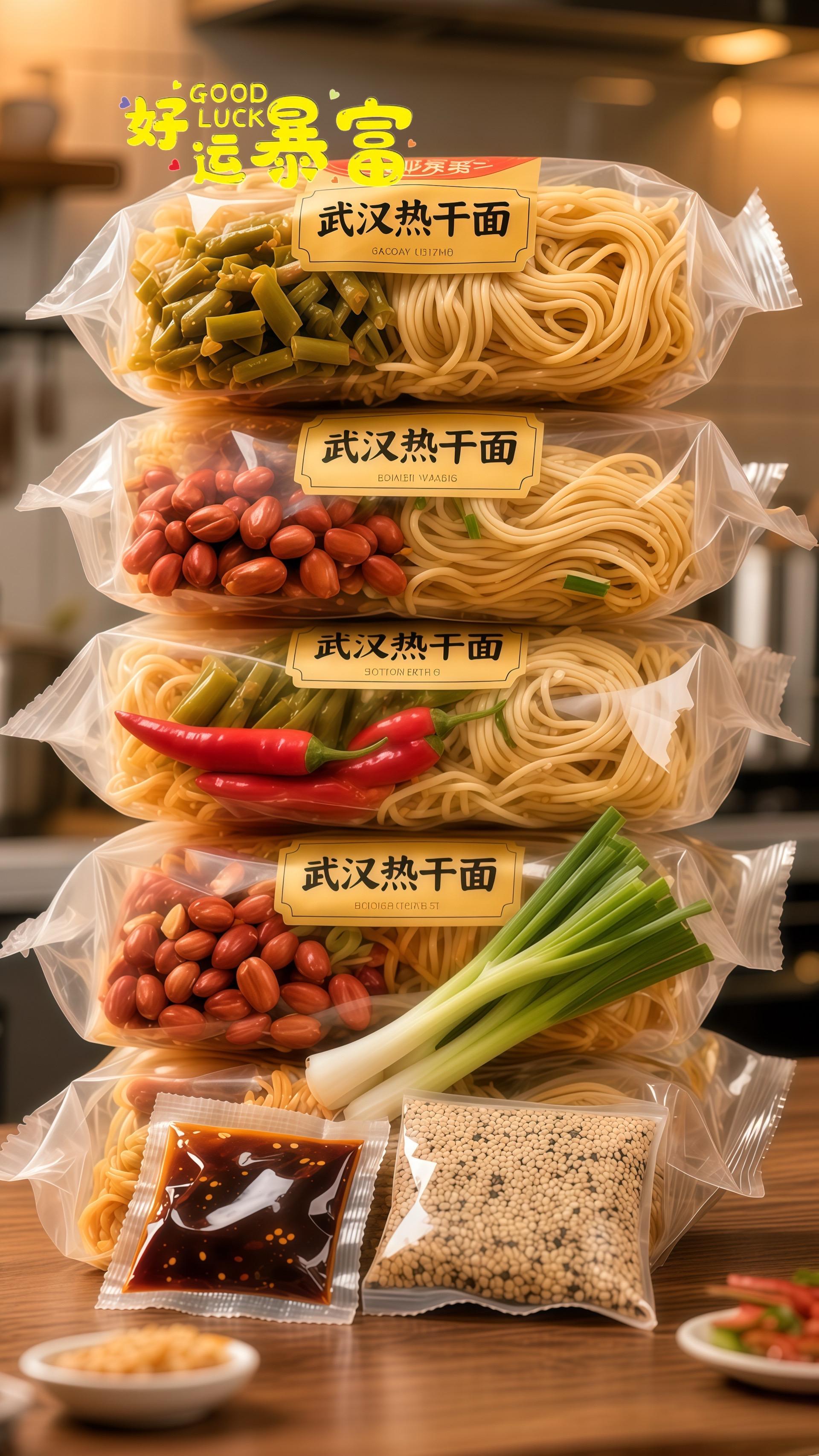 家人们!谁能拒绝一碗地道的武汉热干面啊!棕黄的面条裹满浓香酱汁,每一口都是碳水的狂欢!酸豆角的脆爽、葱花的清香、辣椒碎的微辣,多重口感在嘴里碰撞,嗦面的快乐这不就来了?现在下单,把武汉风味直接端上你家餐桌! #美食推荐#武汉热干面 #太好吃了#地方特色美食#快来一起尝个