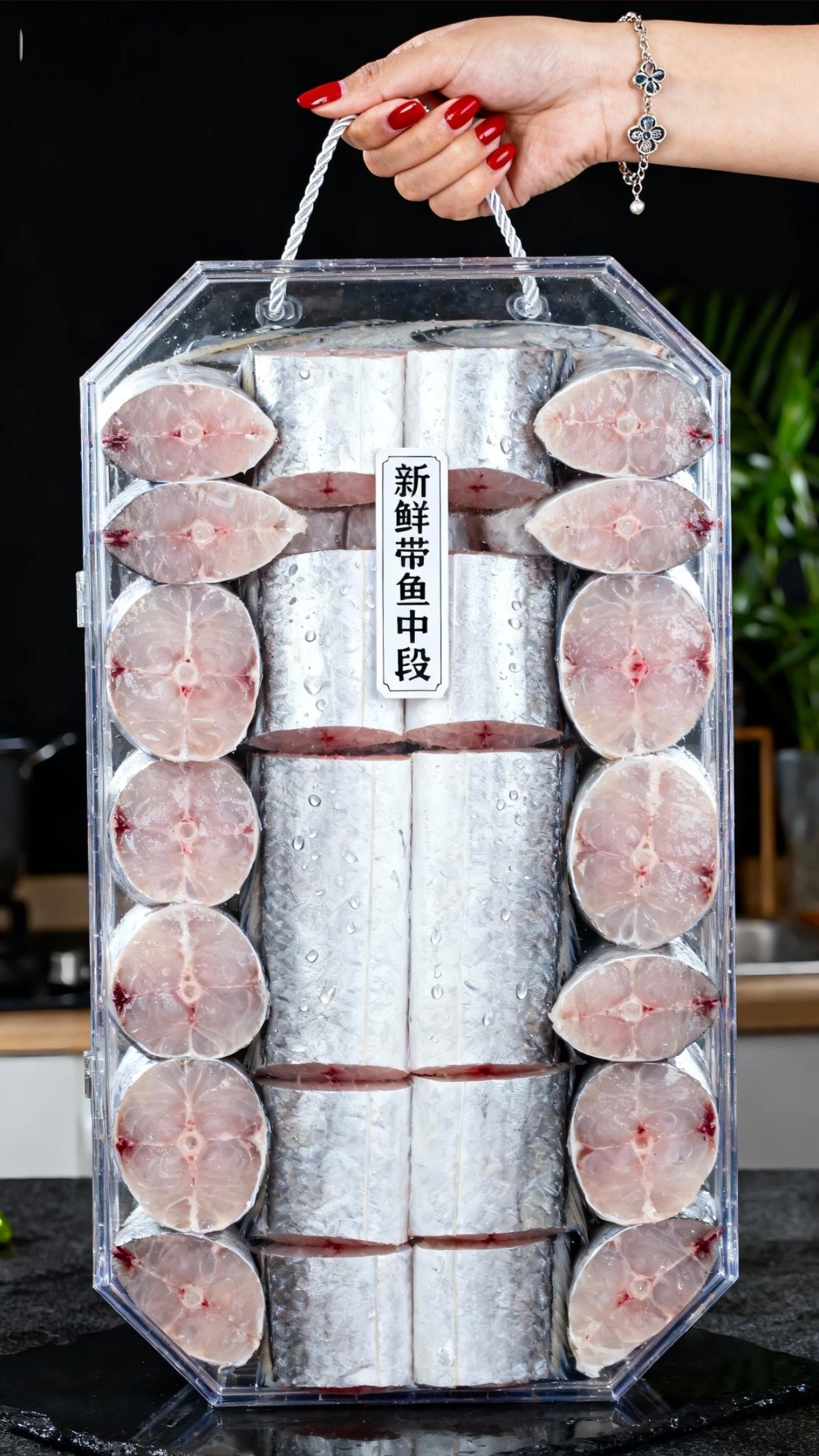 深海带鱼福利上线!这份鲜气请查收~   家人们!来自深海的精品带鱼段来送惊喜啦!银亮通透的鱼身裹着大海的纯净鲜味,每一段都去头去尾、饱满厚实,新鲜捕捞后全程冷链锁鲜,送到家时还带着刚出水的鲜活感。   做法更是零门槛,红烧浓醇、清蒸鲜甜、香辣够味、油炸酥脆,怎么折腾都不踩雷!肉多刺少的细腻口感,老人吃着省心,孩子嚼着开心,一家人围坐分享,满桌都是幸福的家常味~   现在入手超划算,把这份深海的馈赠带回家,让每一餐都充满温暖滋味! #深海带鱼 #家常鲜味  #好吃不贵 #生鲜 #带鱼@DOU+上热门