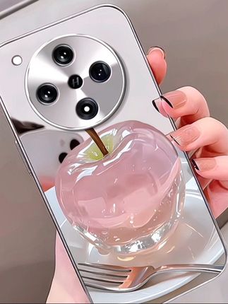 水晶苹果适用OPPOFindx8s+手机壳电镀镜面带支架手链网红同款奢华#手机壳推荐 #爆款手机壳 #好物推荐🔥