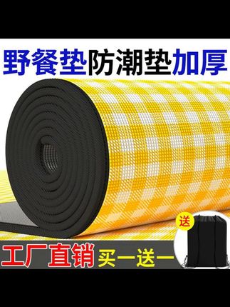 野餐垫加厚户外露营便携帐篷地垫坐垫防水草坪垫子铝膜防潮垫公园 #露营装备这样买超省钱 #超便宜超划算 #野餐垫 #野餐垫推荐 #户外露营用品