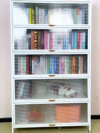 #创作灵感 钢制书柜带门儿童书架防尘储物柜落地置物架收纳柜#书柜书架 #置物柜收纳 #书柜书架置物架 #家居好物