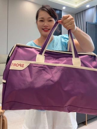 便携式旅行包,防水材质质量超好,容量大还巨好看,出差旅行,孩子上学提行李都能用得上#旅行包