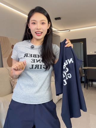超百搭显瘦的正肩T。#短袖t恤 #百搭t恤 #夏季短袖 #科途