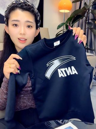 还有尺码快给你家孩子安排一件#安踏 儿童加绒卫衣#秋冬款卫衣 面料柔软穿着非常舒服#舒适 #安踏儿童运动卫衣#划算