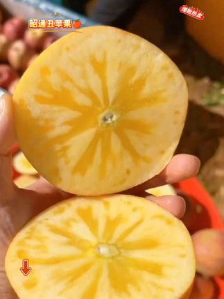 昭通丑苹果🍎,外表朴实无华,内心甜蜜爆汁!果肉细腻,脆甜多汁不打蜡不催红自然成熟~#昭通丑苹果 #水果自由#新鲜应季水果当季现摘,喜欢吃苹果的一定不要错过它,好吃不贵经济实惠