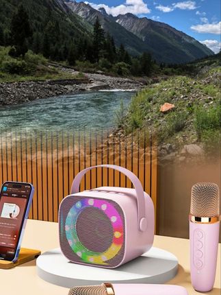 K2低音炮双麦双喇叭蓝牙音响k歌一体机多功能便携式无线KTV唱歌#蓝牙音响#KTV唱歌