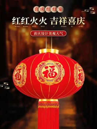2025年新款大红灯笼#大红灯笼挂起来 #阳台吊灯笼 #庭院灯笼 #大红灯笼高高挂
