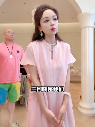 #温柔风穿搭 #连衣裙 #夏日穿搭 #新中式穿搭