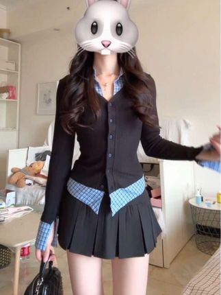 #学院风穿搭 #小个子女生 #甜妹穿搭 #早秋穿搭 #韩系穿搭