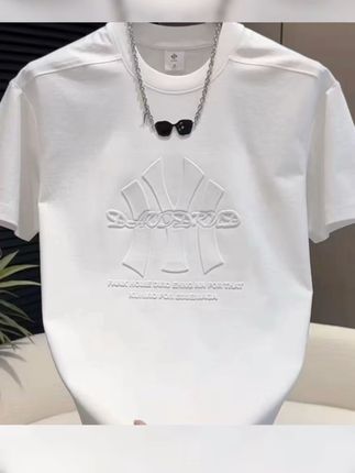 2025新款男士短袖T恤夏季时尚百搭潮流钢印体恤男装宽松上衣服#短袖 #短袖t恤 #T恤 #夏季穿搭