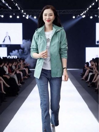 休闲时尚冲锋衣外套,女秋季2025新款薄款夹克短款上衣#好看又百搭 #时尚洋气 #穿的美美哒 #女神穿搭 #秋季穿搭 @DOU+小助手