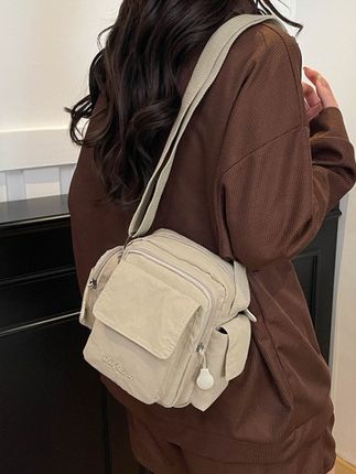 轻便尼龙斜跨包女大容量休闲多口袋手机包运动防泼水单肩包2204#大容量包包#百搭包包 #手机包#防水#时尚单品 @DOU+上热门 @小店随心推 @巨量千川